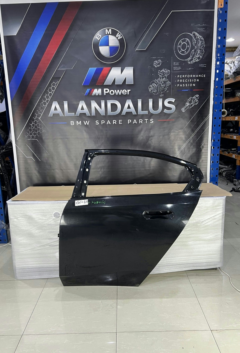 BMW 5 Series G60 Rear Door Shell LH Black