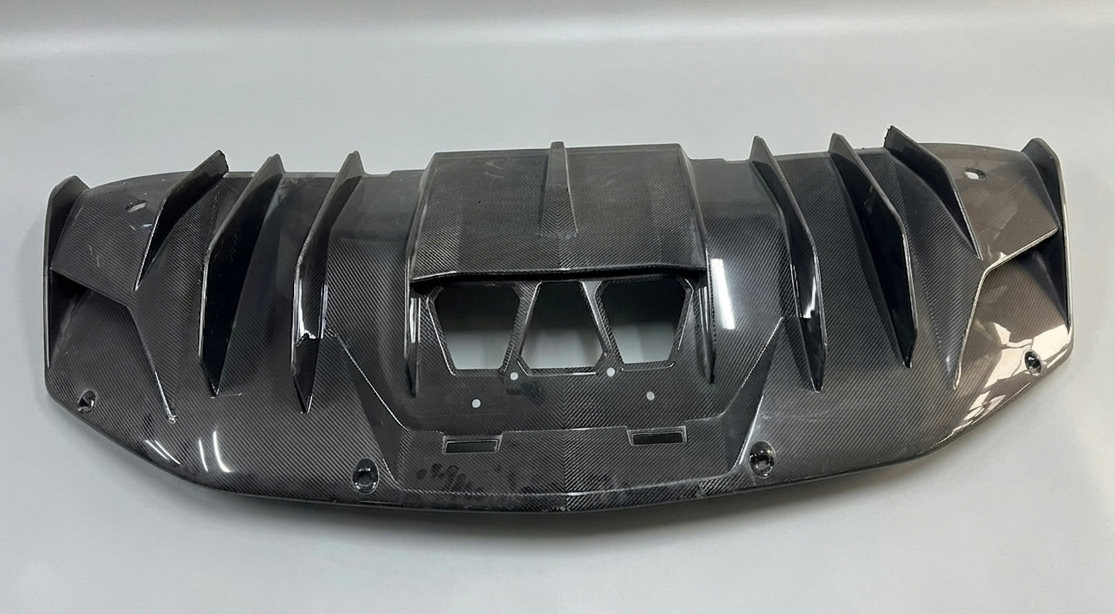 Lamborghini Aventador SVJ Rear Bumper Carbon Fiber Diffuser