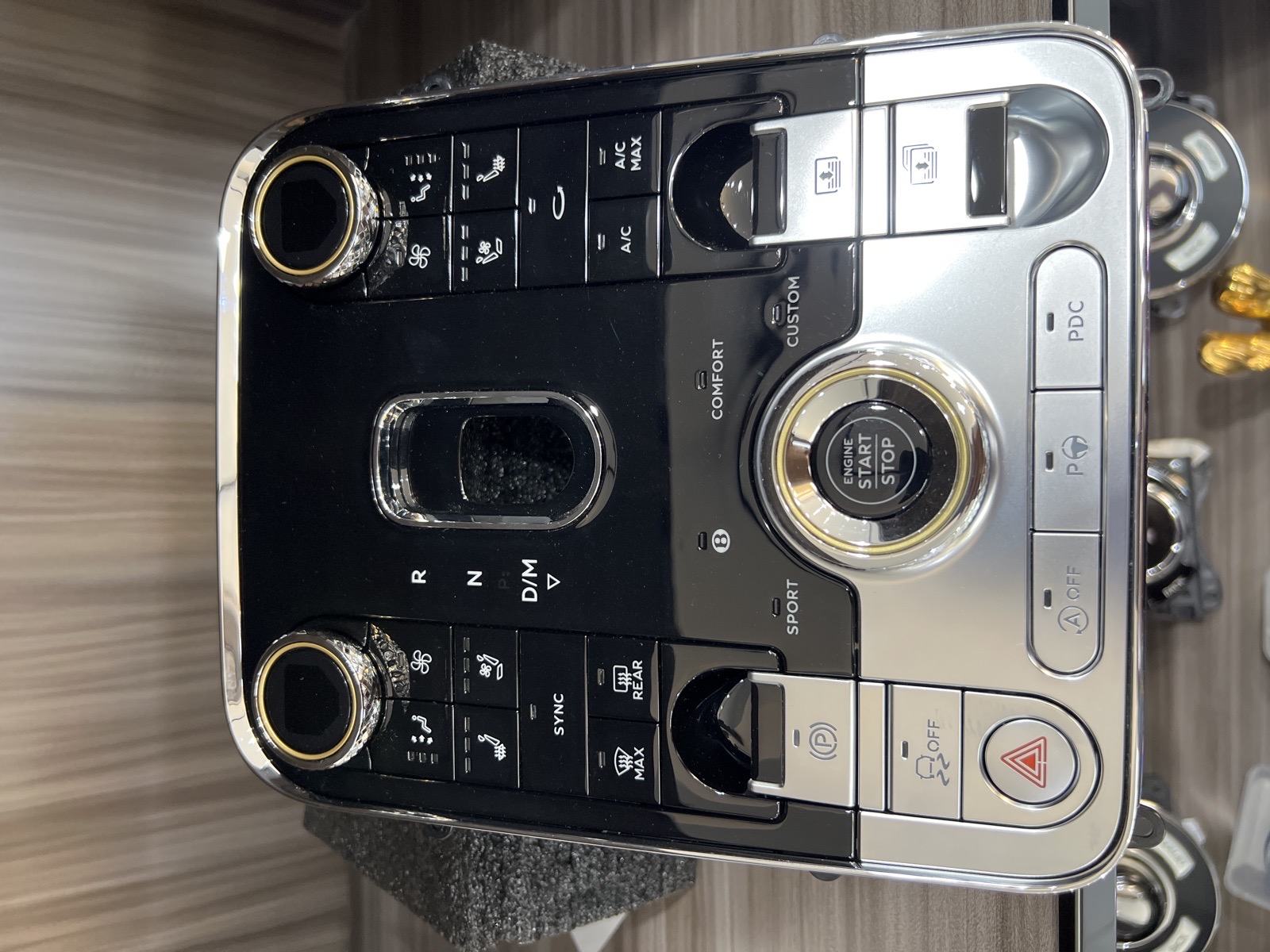 Bentley Bentayga Center Console Gear Selector Control Panel
