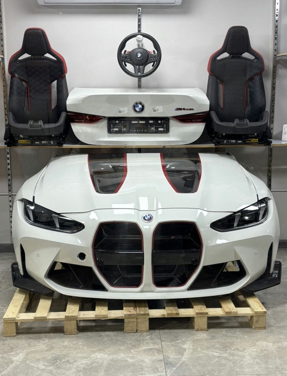 BMW M4 CSL Front End, Trunk Lid, Seats & Steering Wheel