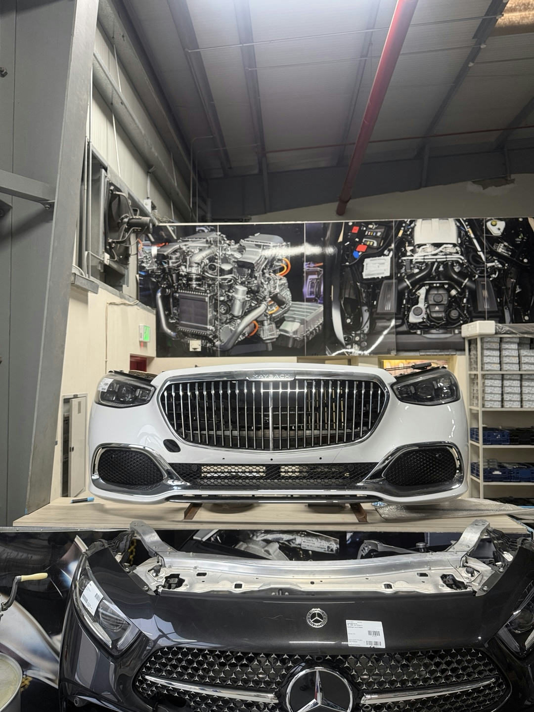 Mercedes-Maybach W223 S-Class Front Bumper Assembly