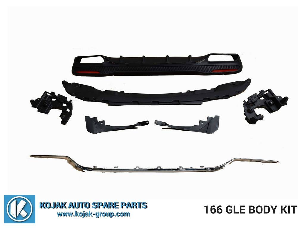 Mercedes-Benz GLE W166 Rear Body Kit / Diffuser Set