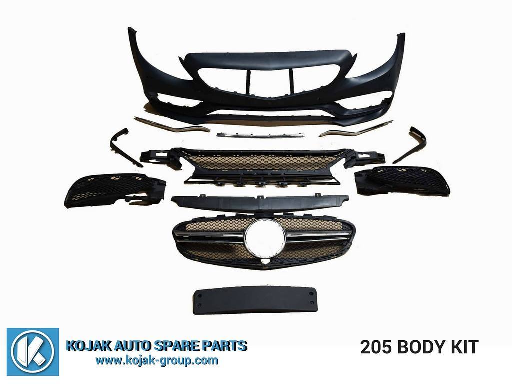 Front Bumper Body Kit Mercedes-Benz C-Class W205