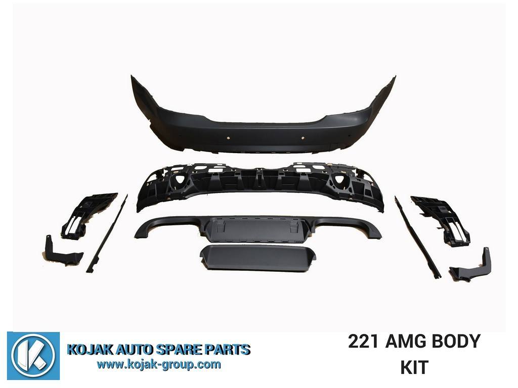 Mercedes-Benz W221 S-Class AMG Rear Body Kit