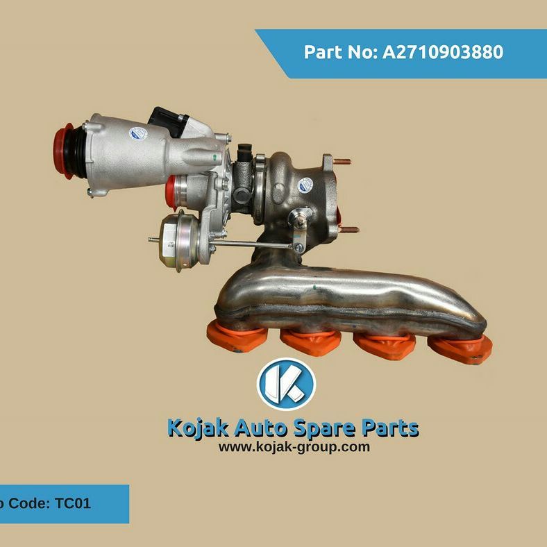 Mercedes-Benz M271 EVO Turbocharger with Exhaust Manifold