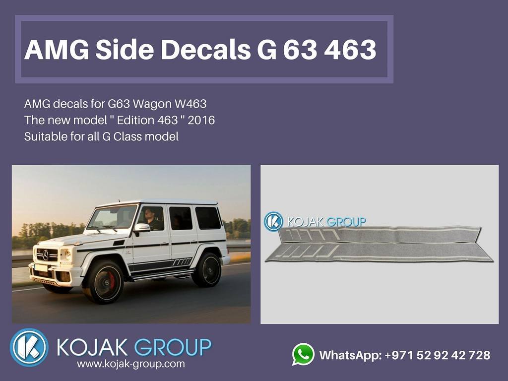 AMG Side Decals for Mercedes-Benz G63 W463 Edition 463