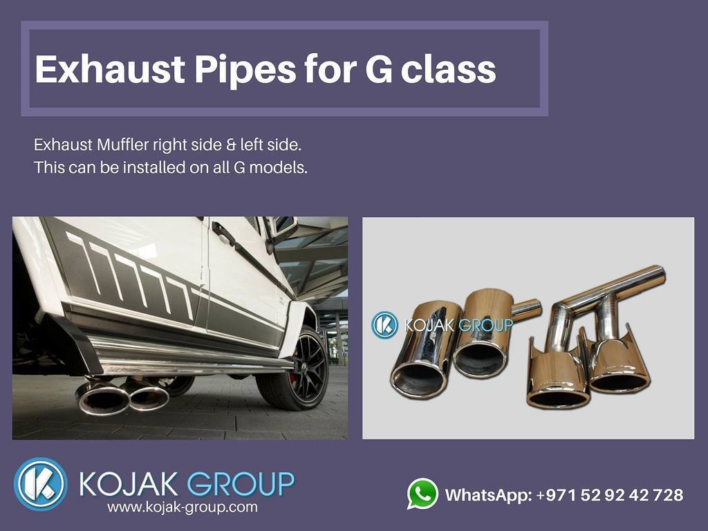 Exhaust Muffler Tips for Mercedes-Benz G-Class