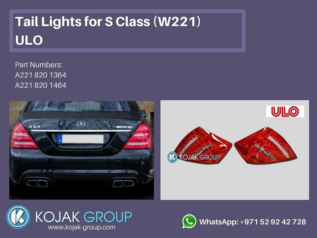 Tail Lights for Mercedes-Benz S-Class W221 (Pair)