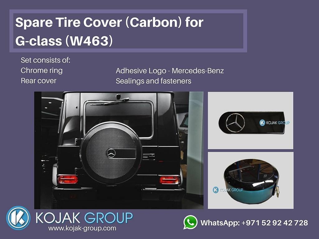 Spare Tire Cover (Carbon) for Mercedes-Benz G-class W463
