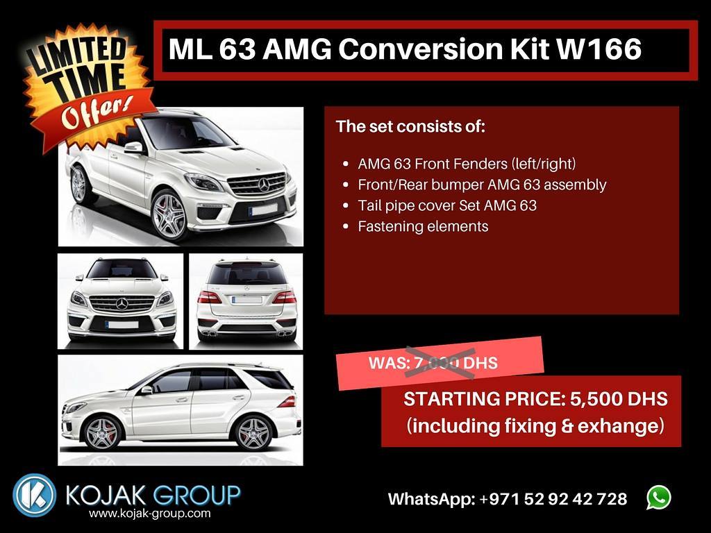 Mercedes-Benz ML 63 AMG W166 Conversion Kit