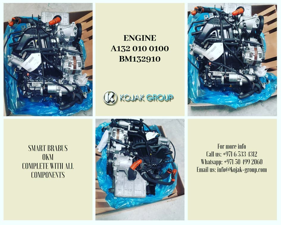 Smart Brabus Engine A132 010 0100 0KM Complete