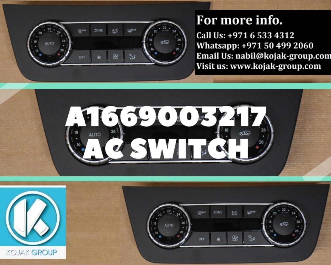 Mercedes-Benz AC Switch Climate Control Unit