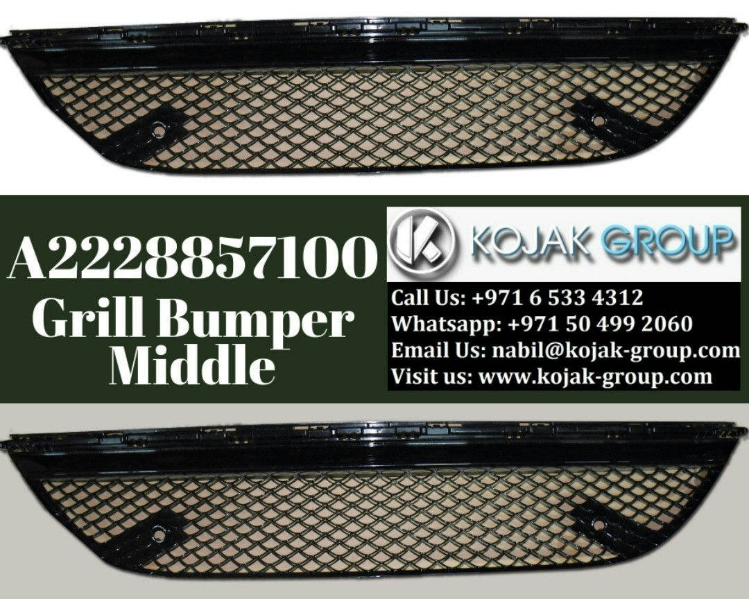Bumper Grille Middle Mercedes-Benz S-Class W222