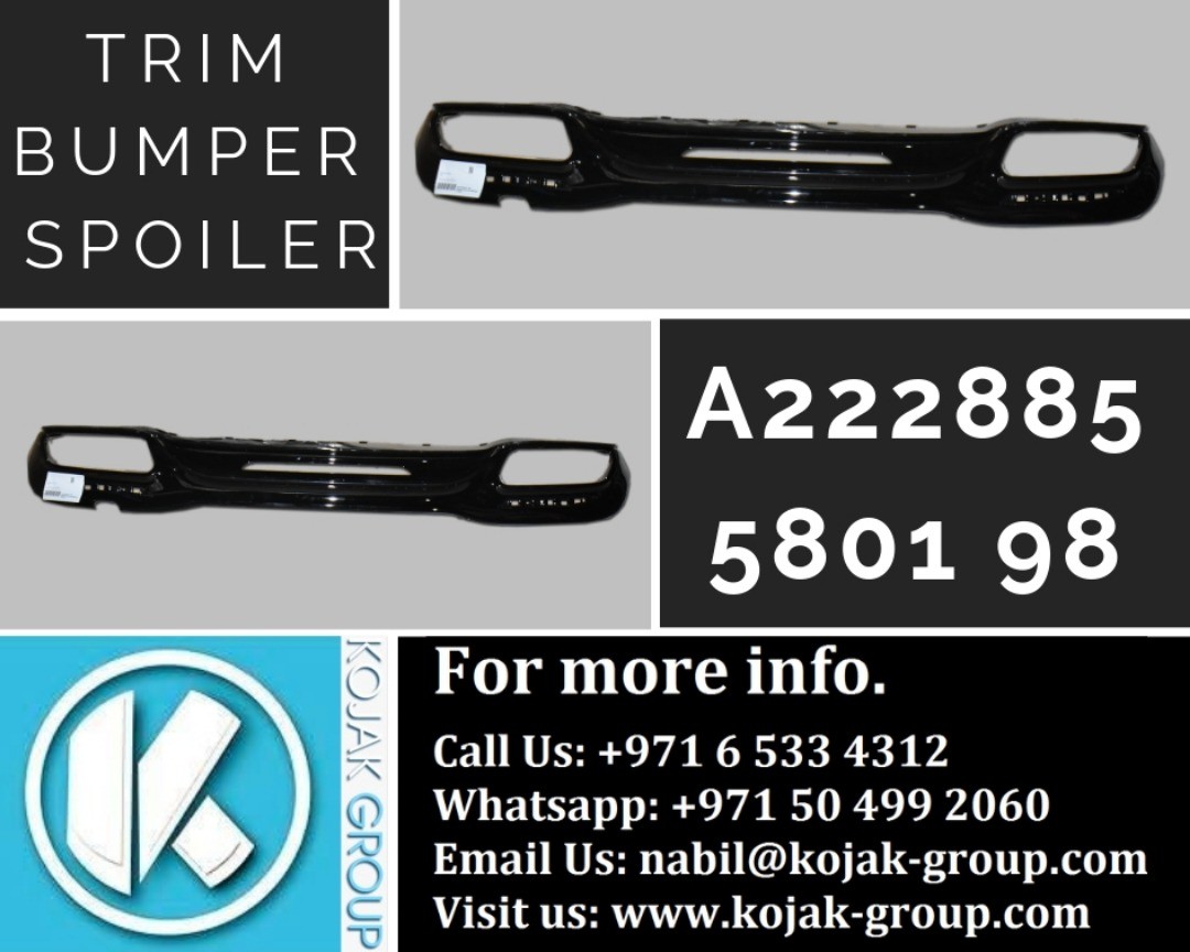 Mercedes-Benz S-Class W222 Front Bumper Lower Trim Spoiler