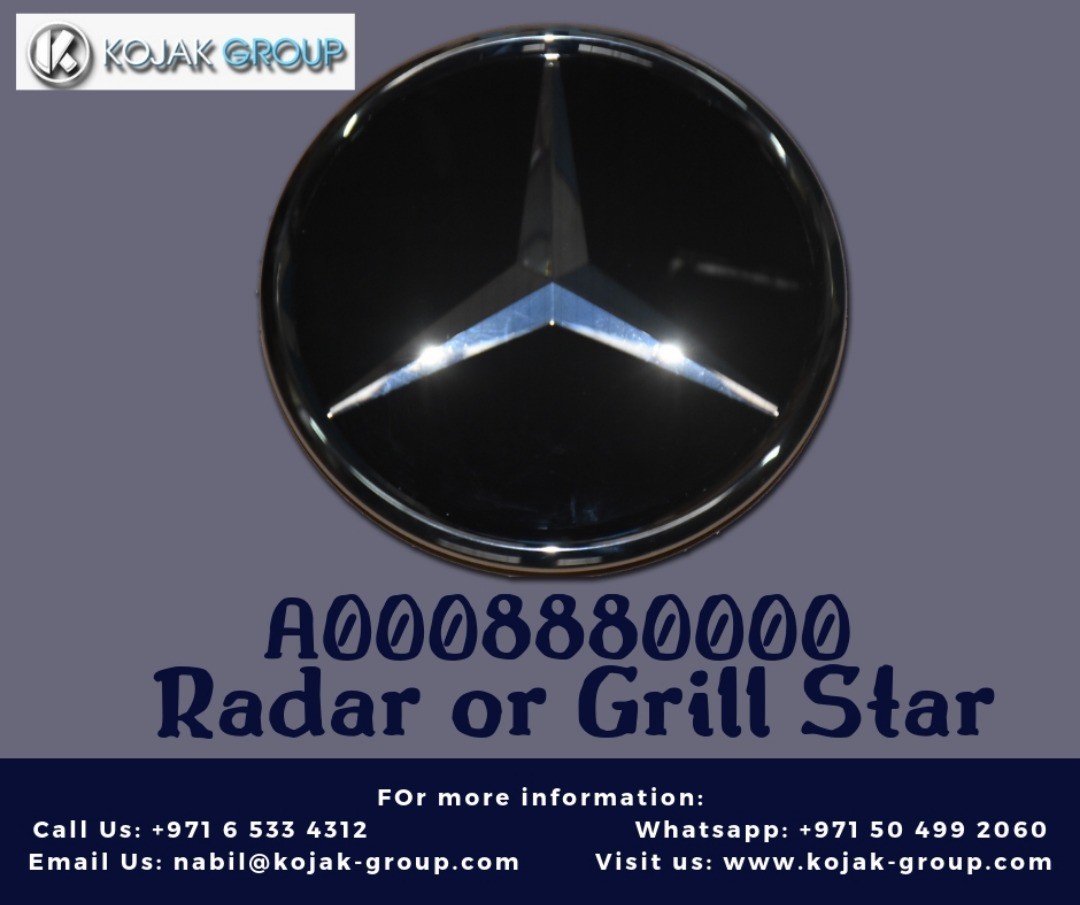 Mercedes-Benz Front Grill Star / Radar Emblem