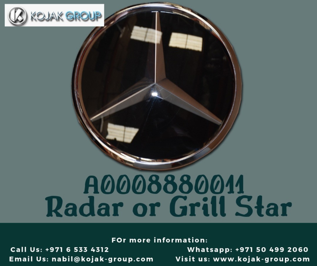 Mercedes-Benz Front Grill Star Emblem with Radar Function