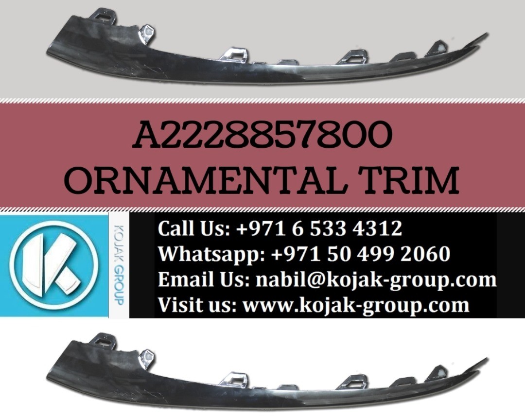 Mercedes-Benz S-Class W222 Rear Bumper Left Ornamental Trim