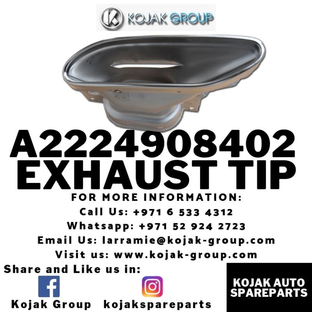 Mercedes-Benz S-Class W222 Exhaust Tip