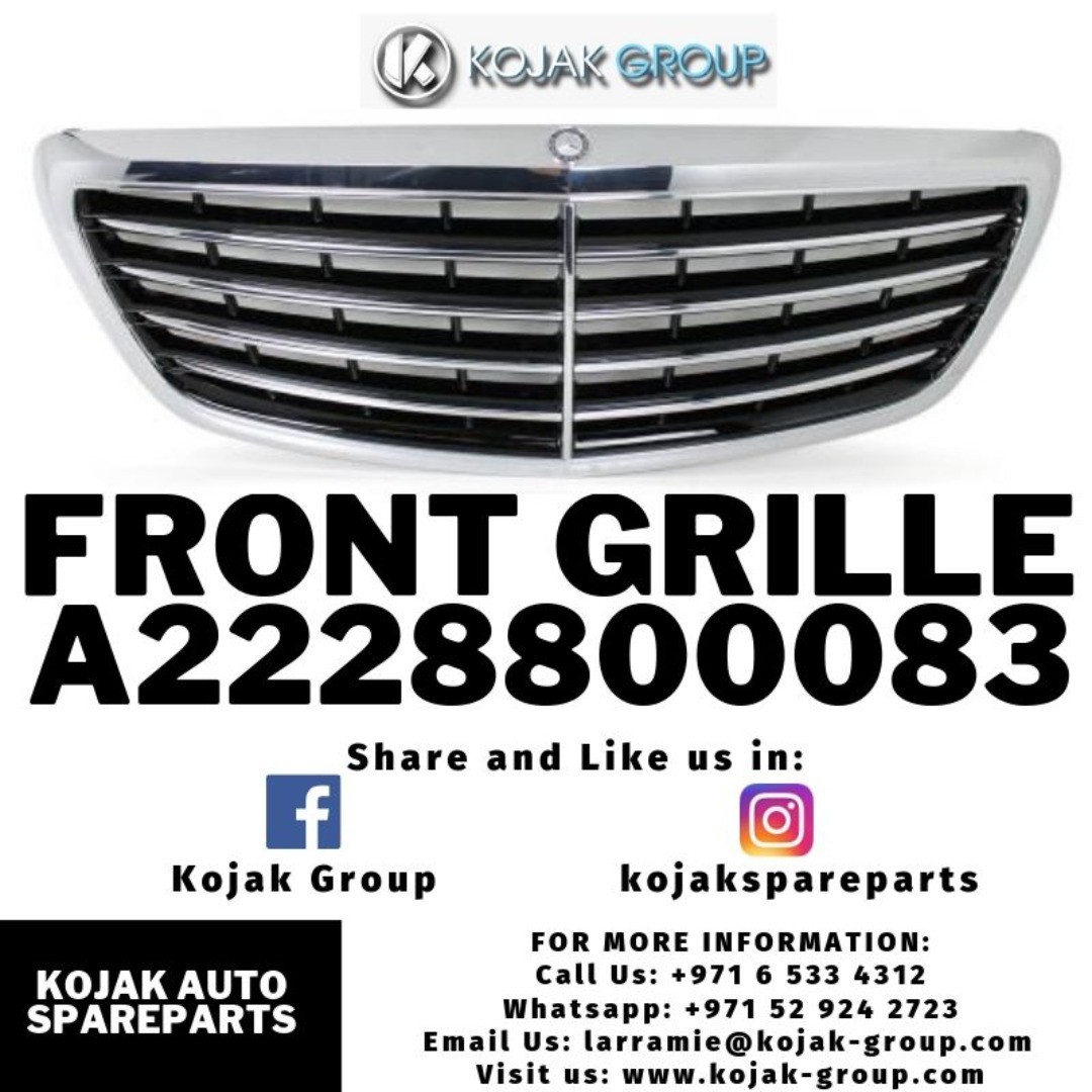 Front Grille Mercedes-Benz S-Class W222