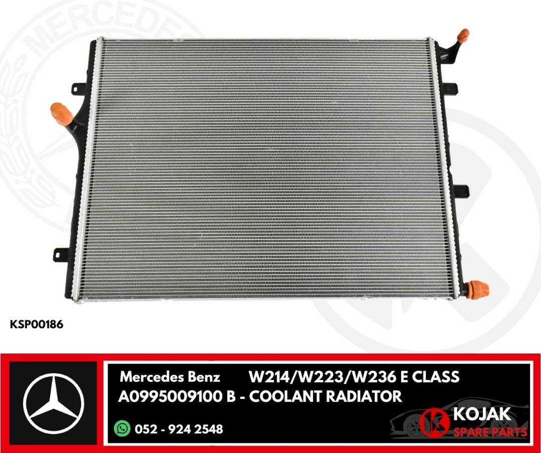 Coolant Radiator Mercedes Benz E-Class (W214/W223/W236)
