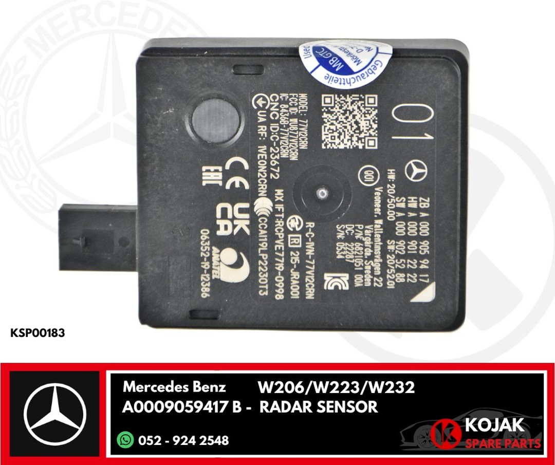 Mercedes-Benz Radar Sensor W206 W223 W232