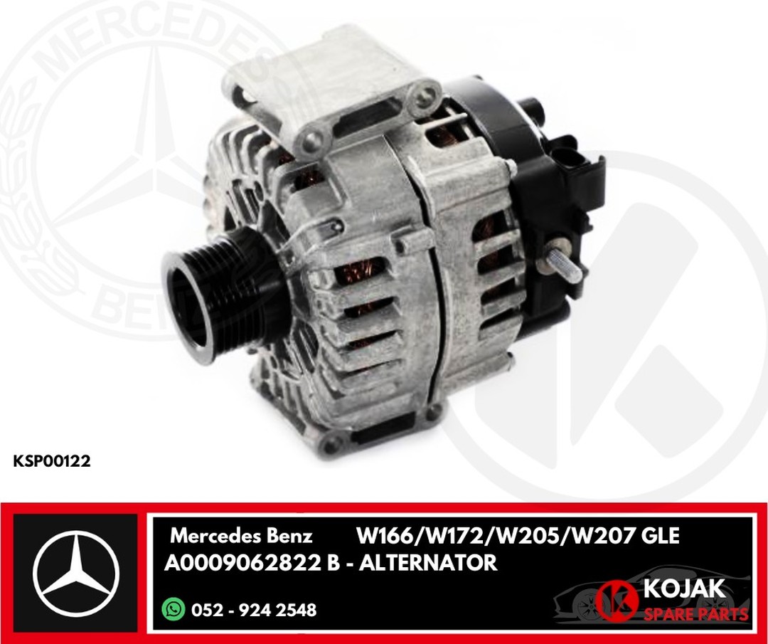 Mercedes Benz Alternator A0009062822 B for W166 W172 W205 W207 GLE