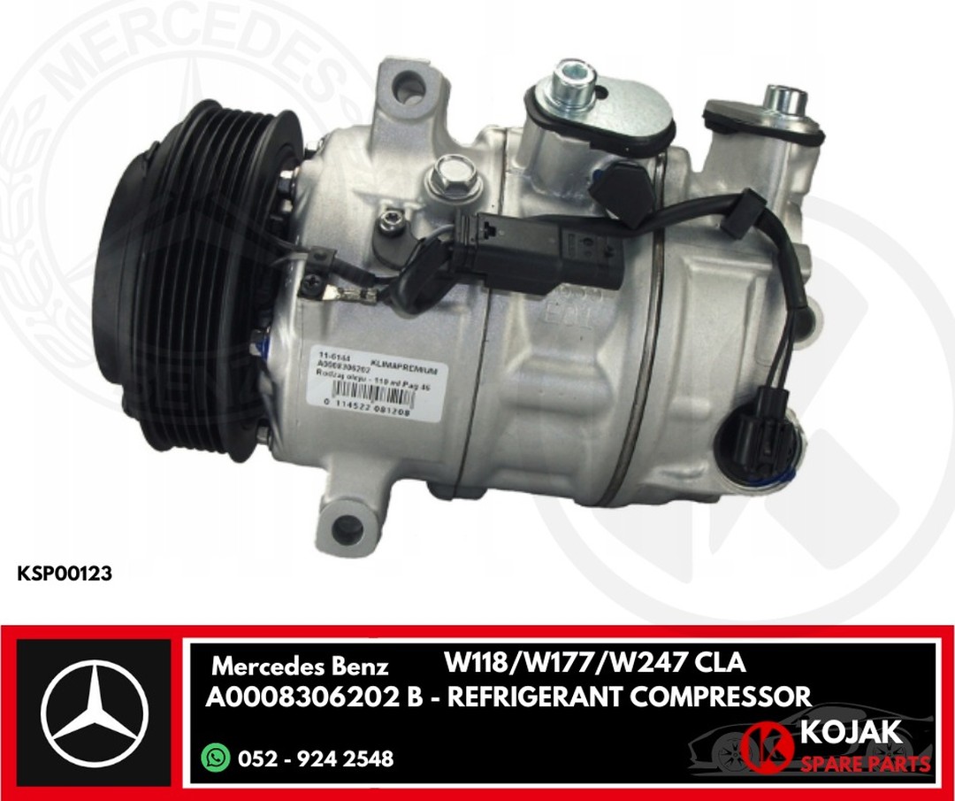 Mercedes Benz Refrigerant Compressor W118/W177/W247 CLA