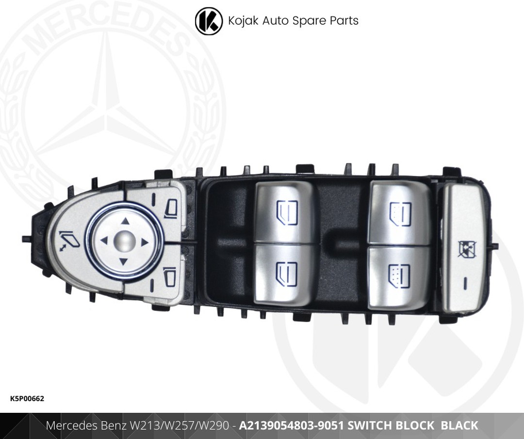 Mercedes Benz W213/W257/W290 Door Window Mirror Switch Block