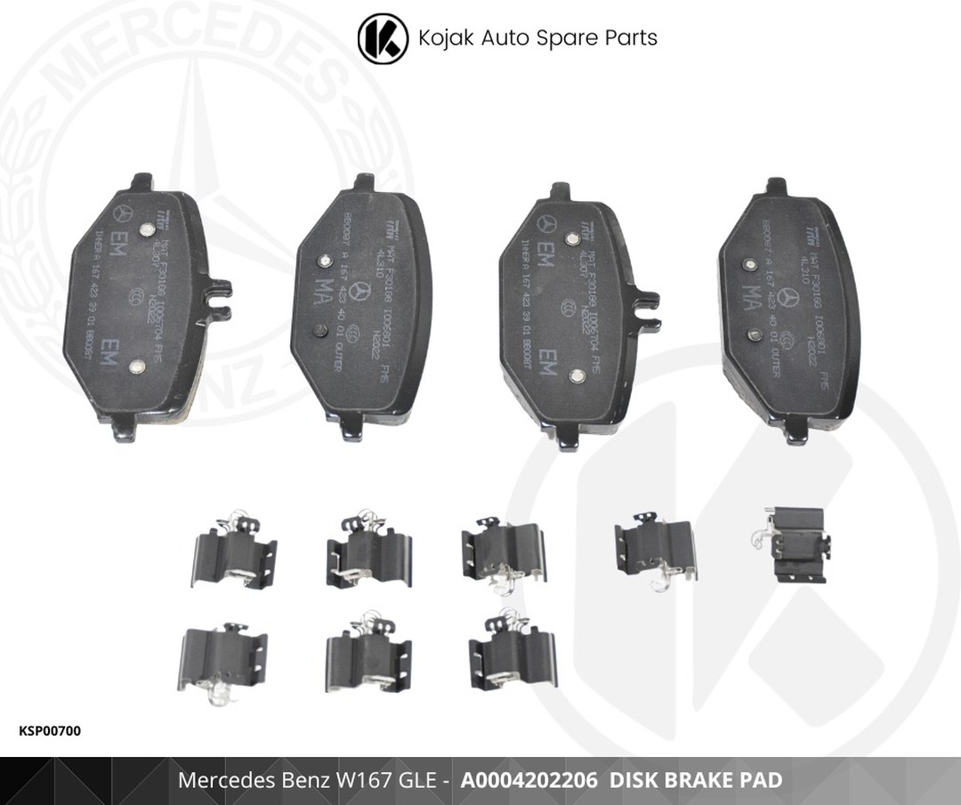Mercedes-Benz W167 GLE Disk Brake Pad Set