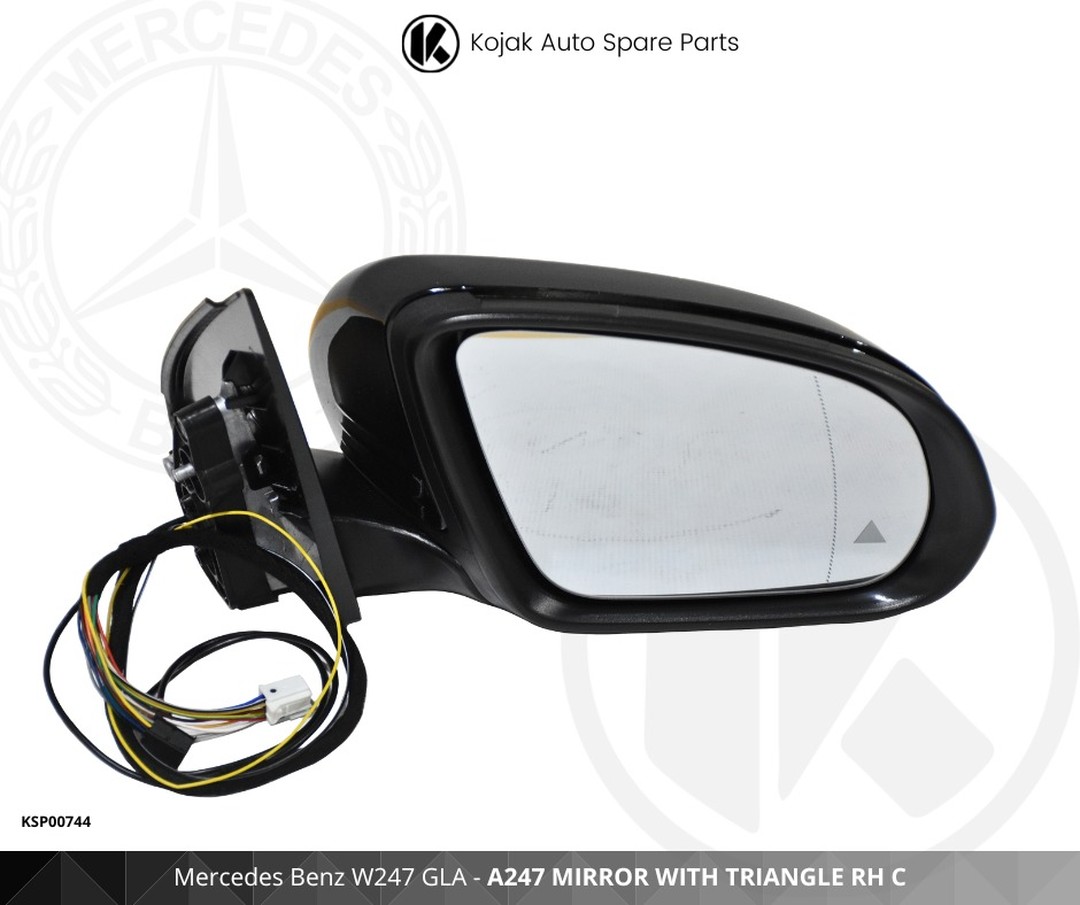 Right Side Mirror for Mercedes Benz W247 GLA with Blind Spot Monitor