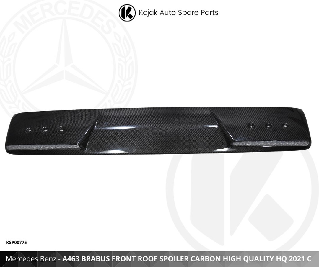 Brabus Front Roof Spoiler Carbon Fiber with LED Lights for Mercedes-Benz G-Class W463