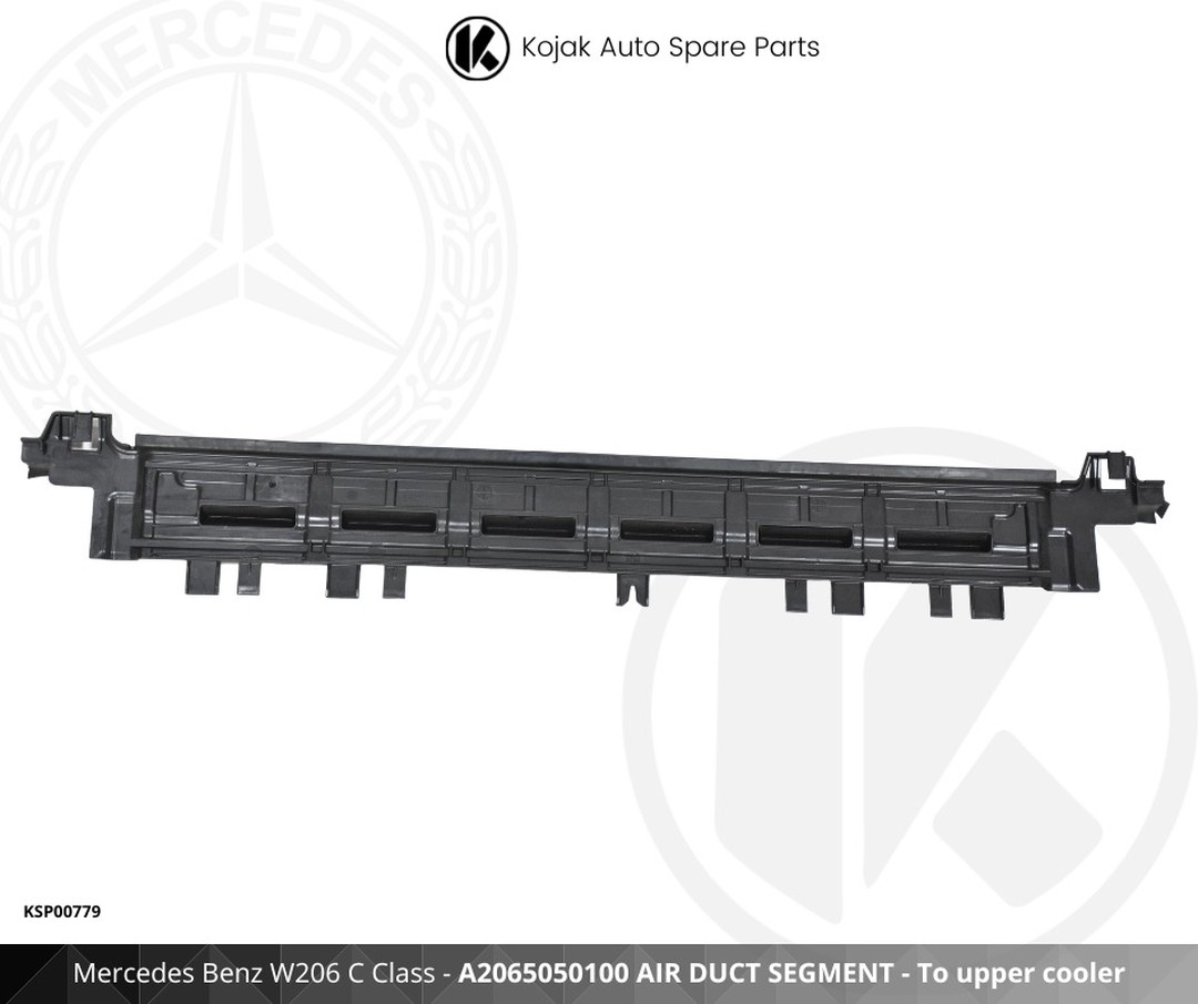 Mercedes Benz W206 C Class Air Duct Segment - To upper cooler