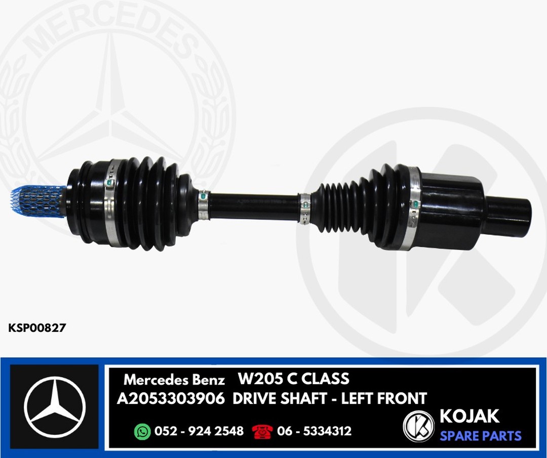 Drive Shaft Left Front Mercedes-Benz W205 C-Class