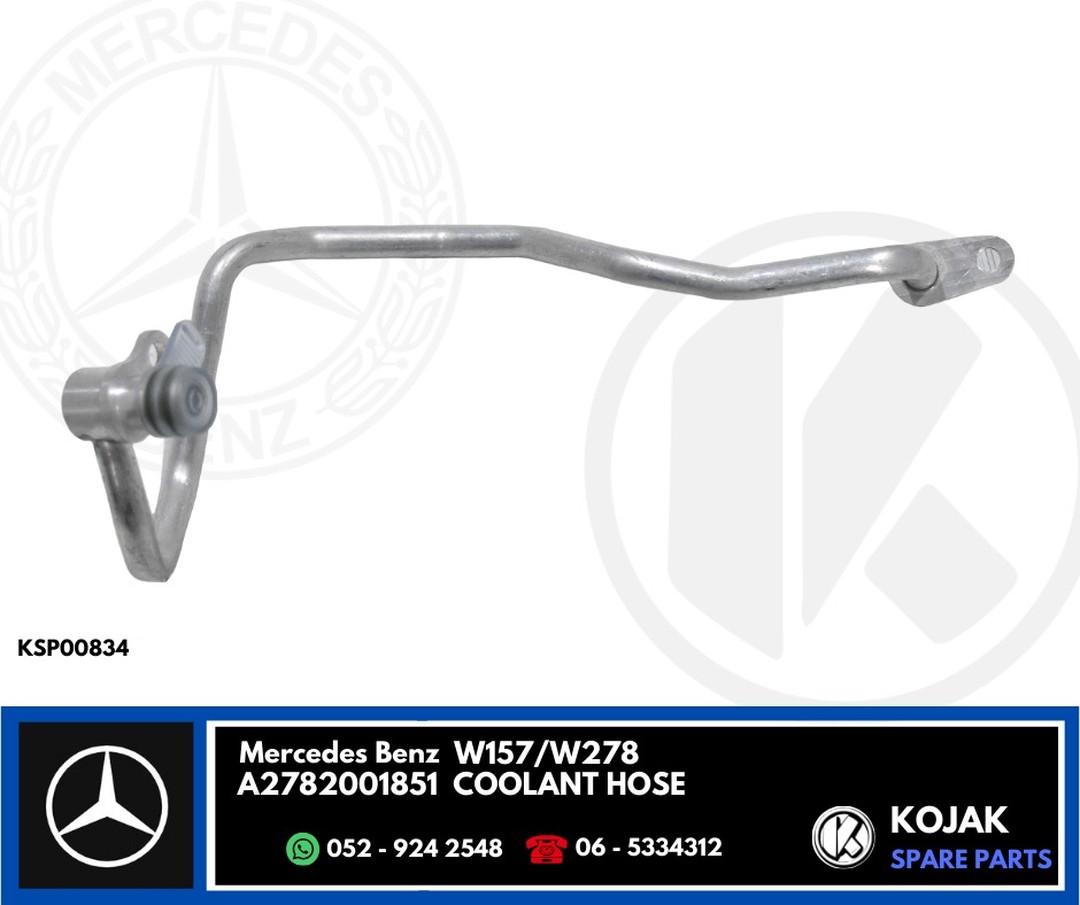 Mercedes Benz W157/W278 Coolant Hose A2782001851