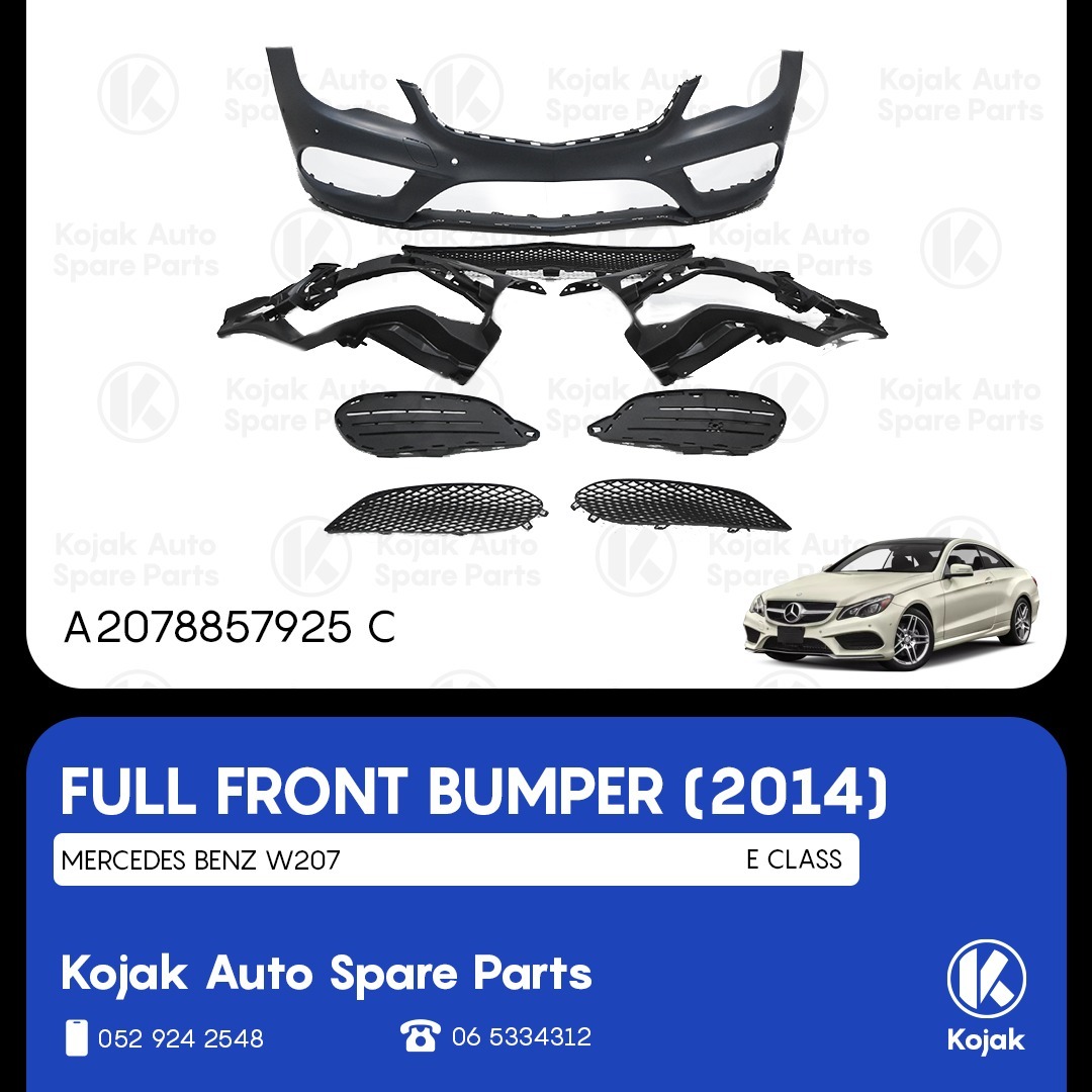 Full Front Bumper Mercedes-Benz W207 E-Class (2014)