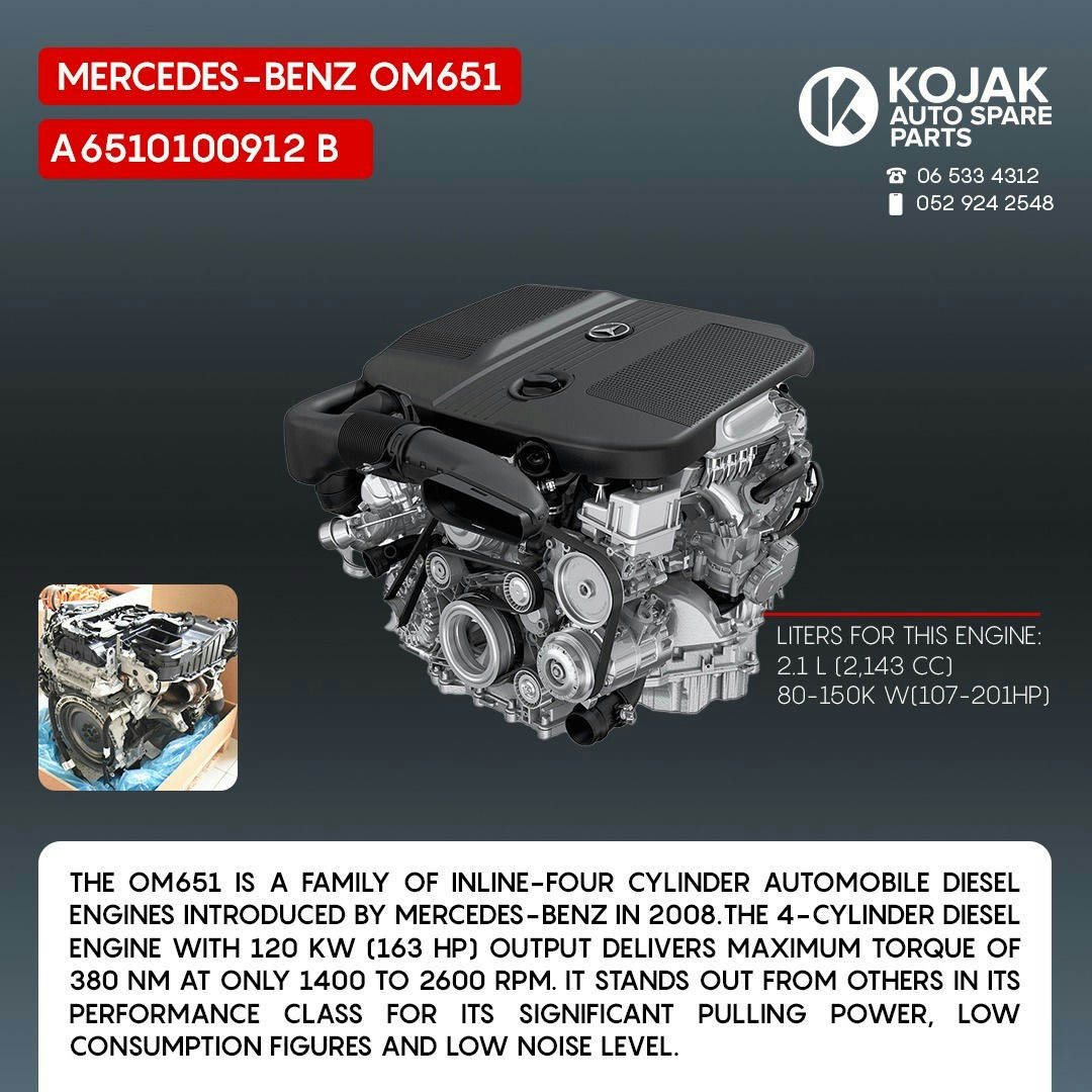 Mercedes-Benz OM651 Diesel Engine