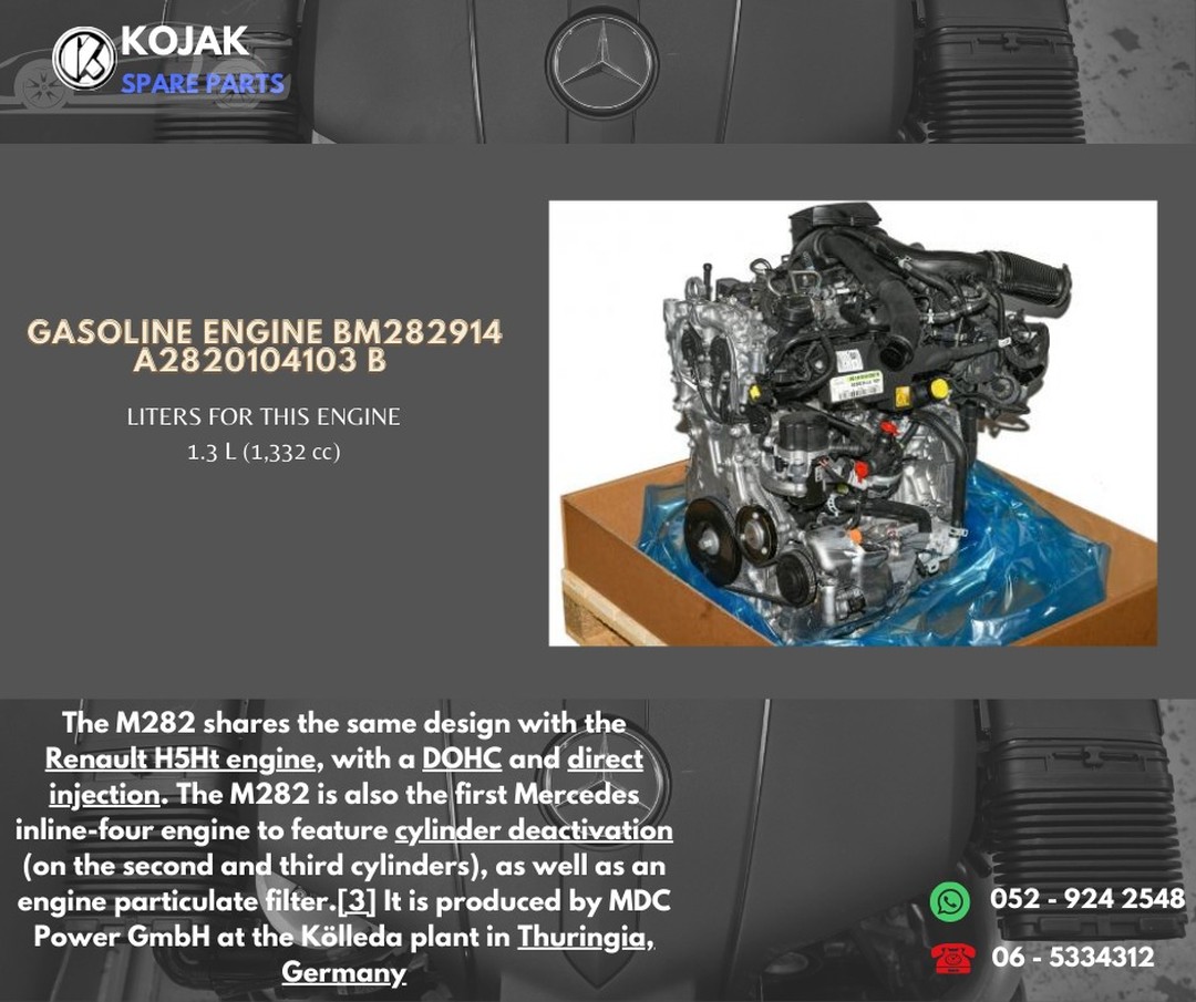Mercedes-Benz M282 1.3L Gasoline Engine