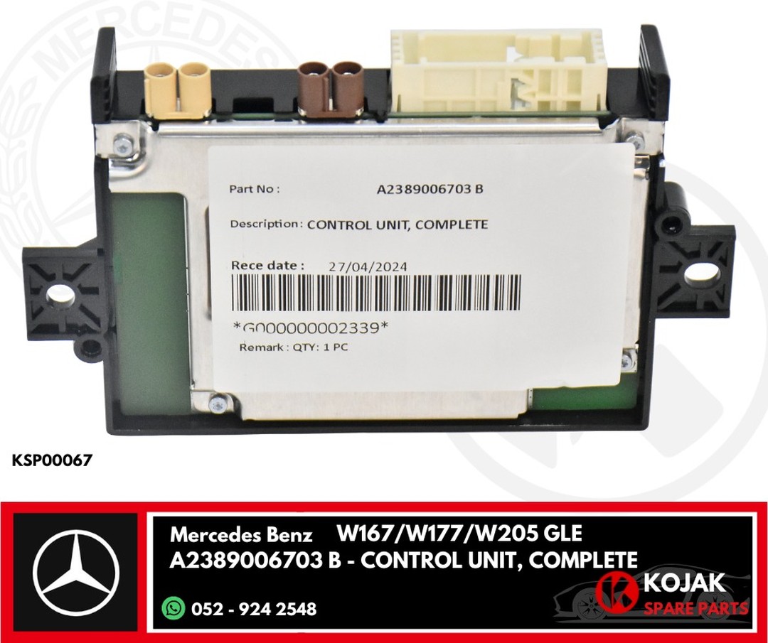 Mercedes-Benz Control Unit A2389006703 B