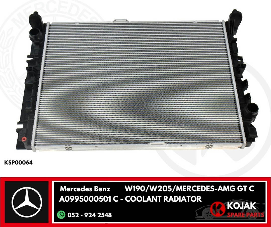 Coolant Radiator for Mercedes-Benz W190/W205/AMG GT C