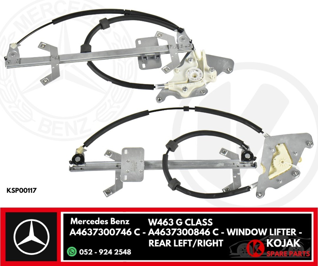 Mercedes-Benz W463 G-Class Rear Window Lifter Left/Right