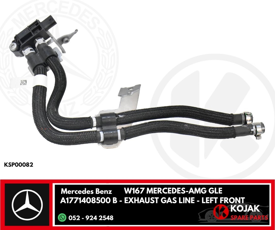 Exhaust Gas Line Left Front Mercedes Benz W167 GLE