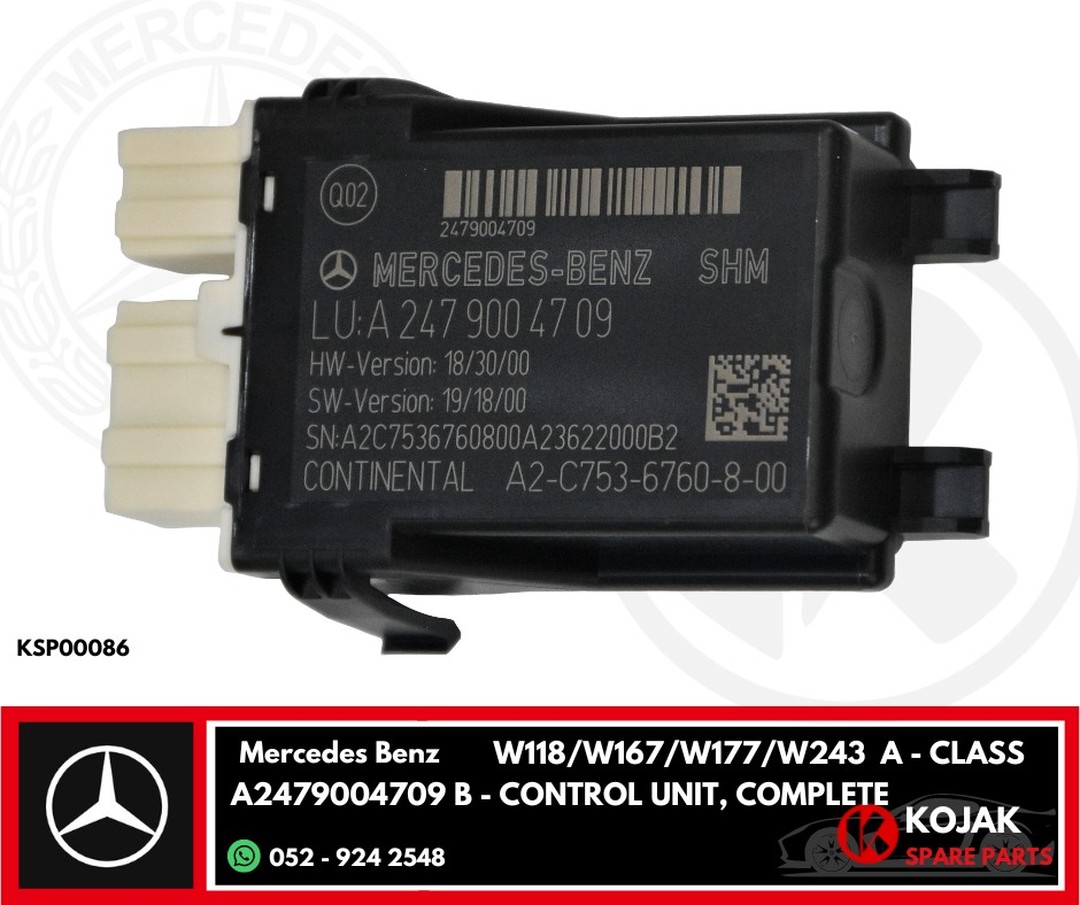Mercedes-Benz A-Class SHM Control Unit