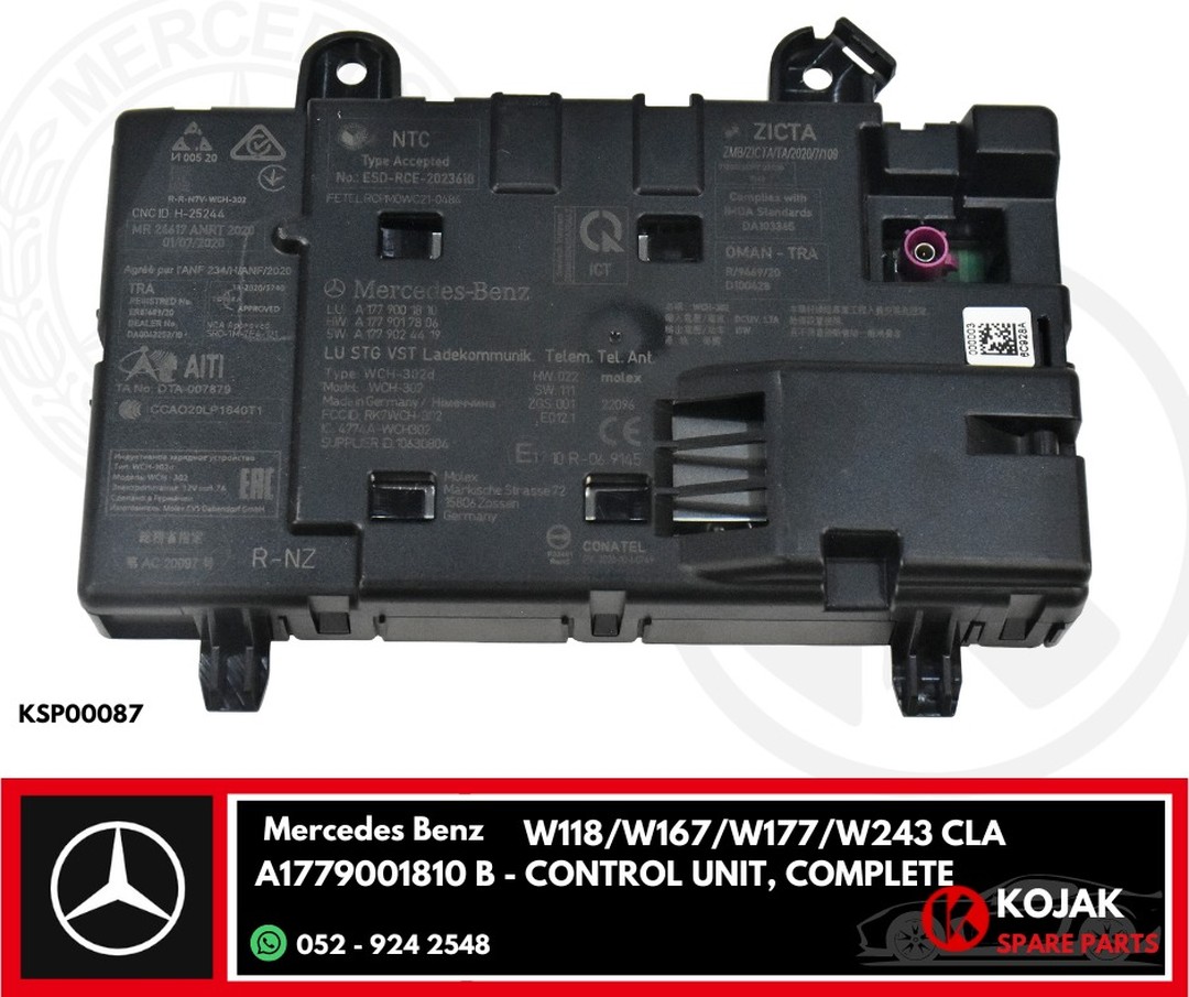 Mercedes-Benz Control Unit A1779001810 B