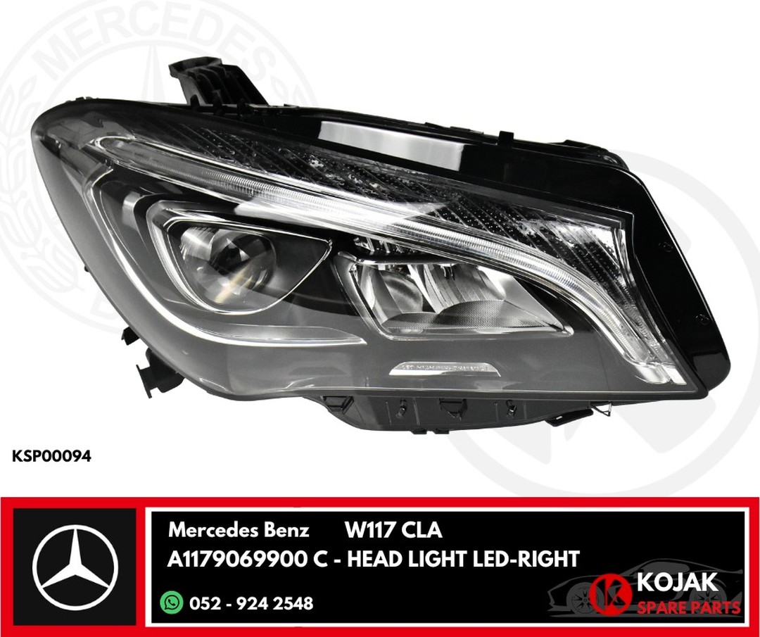 Headlight Right Mercedes-Benz W117 CLA LED