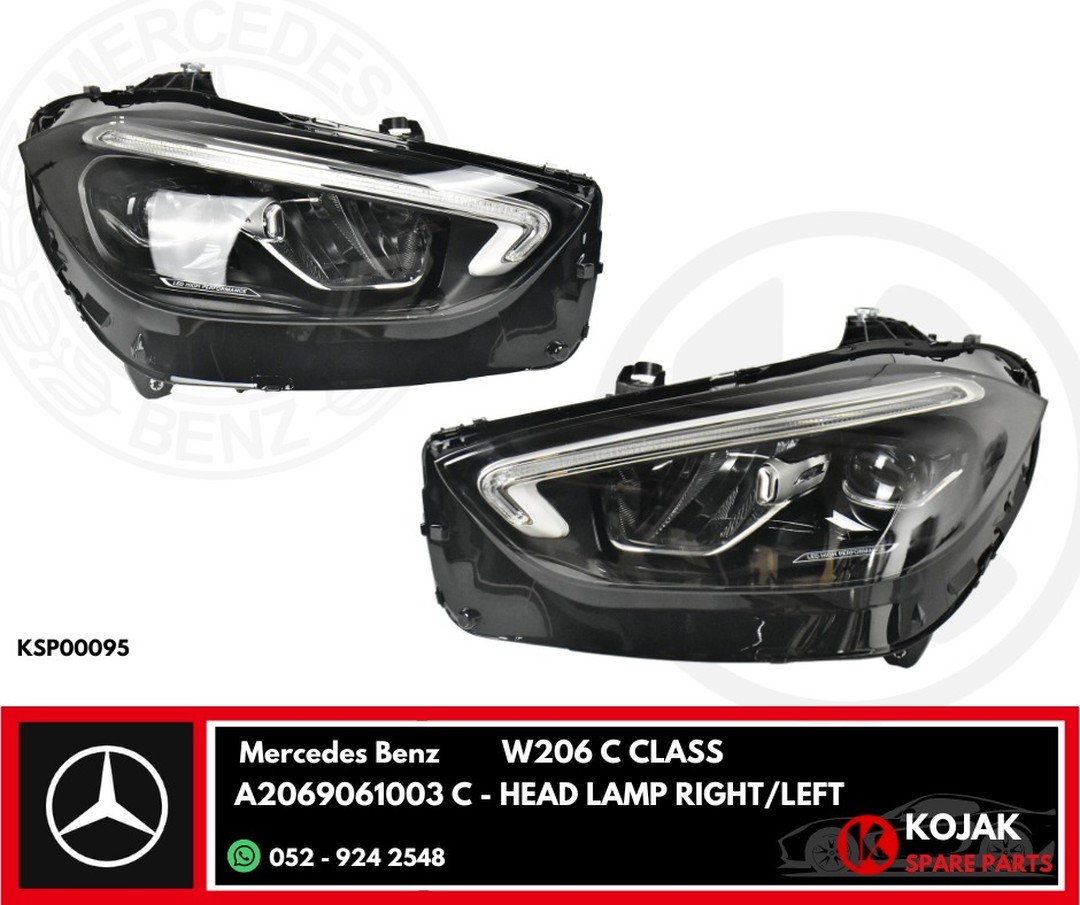 Mercedes Benz W206 C-Class Headlamp LED Right/Left