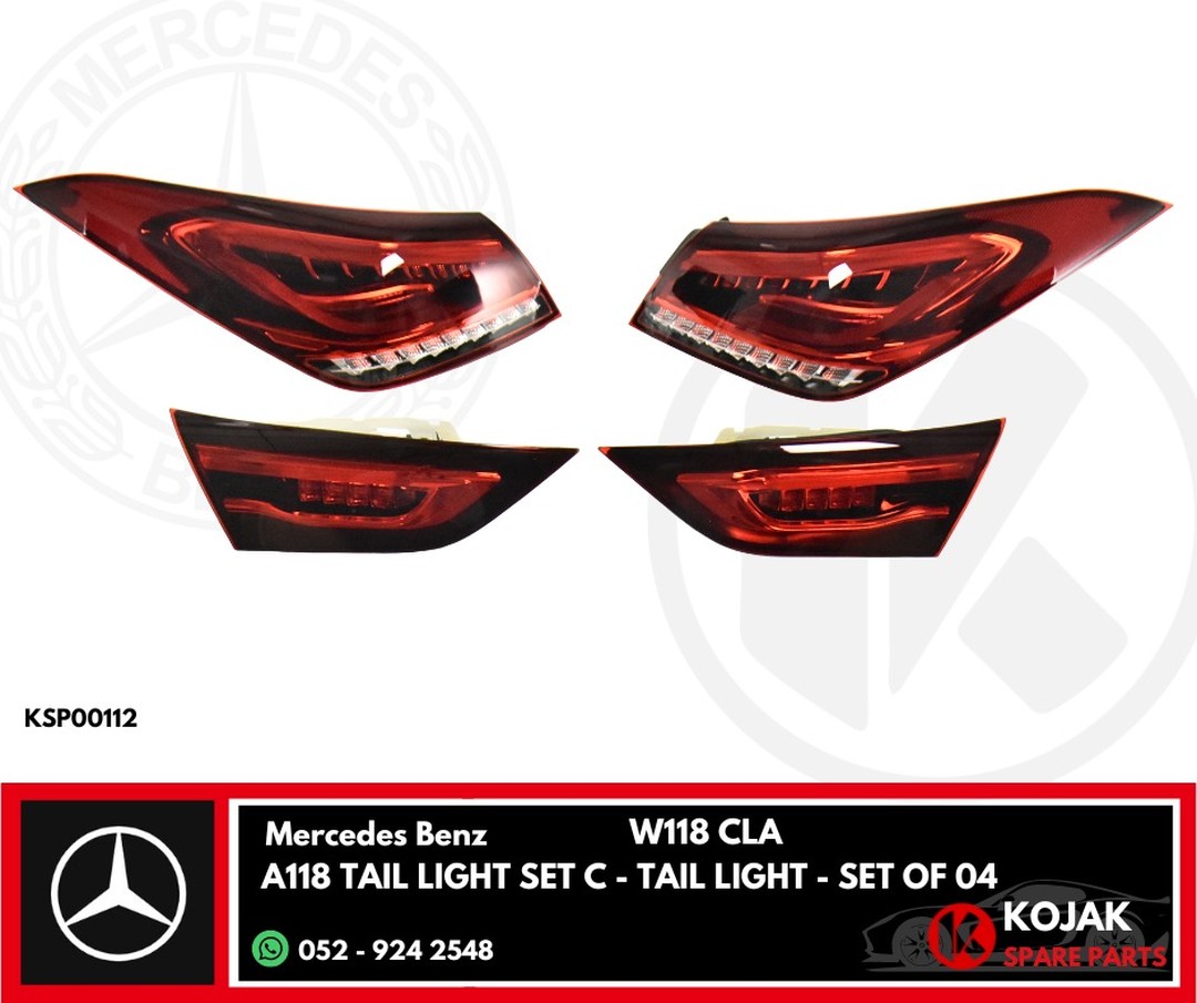 Mercedes Benz W118 CLA Tail Light Set