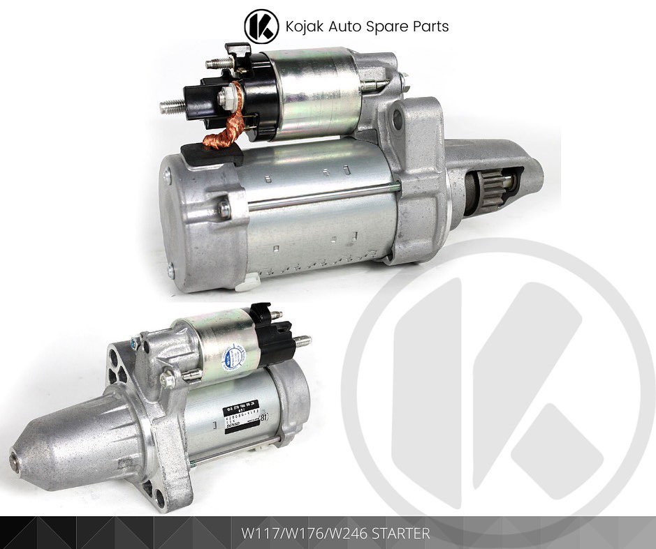 Starter Motor for Mercedes-Benz A-Class W176, CLA-Class W117, B-Class W246