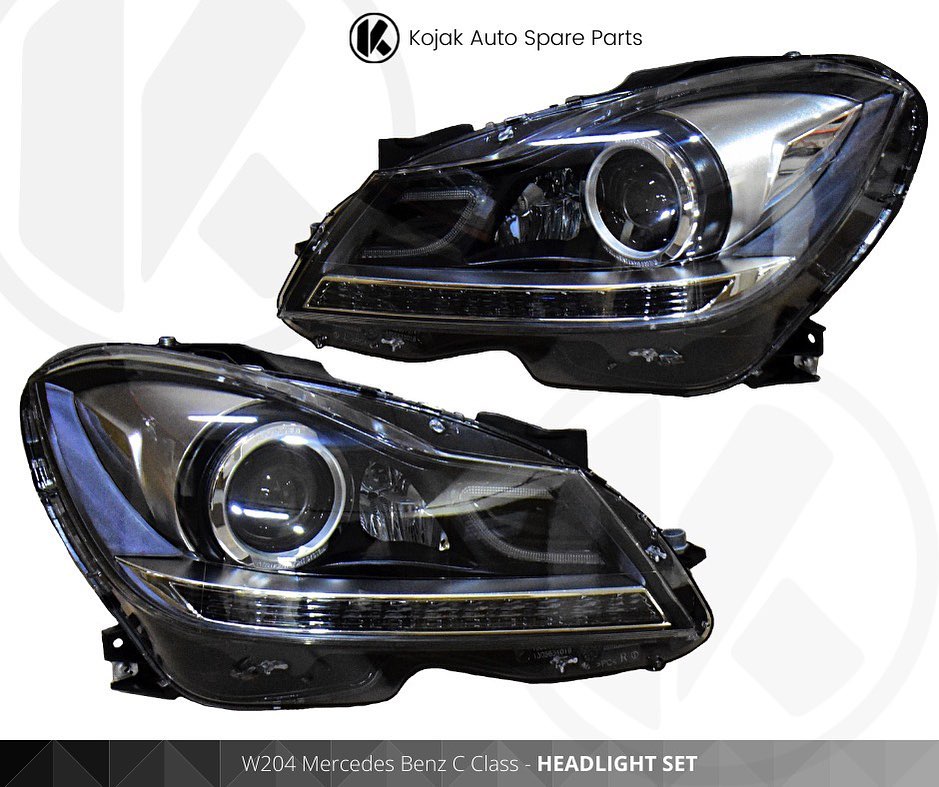 Headlight Set Mercedes Benz C Class W204