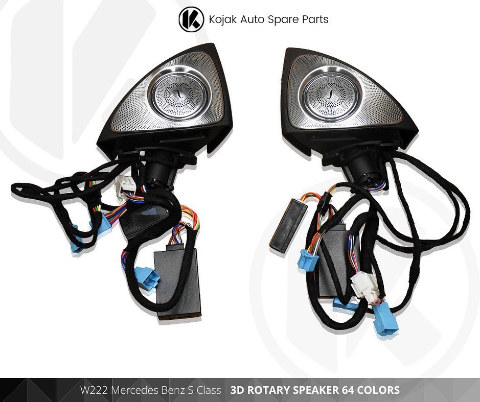 Mercedes-Benz S-Class W222 3D Rotary Speakers