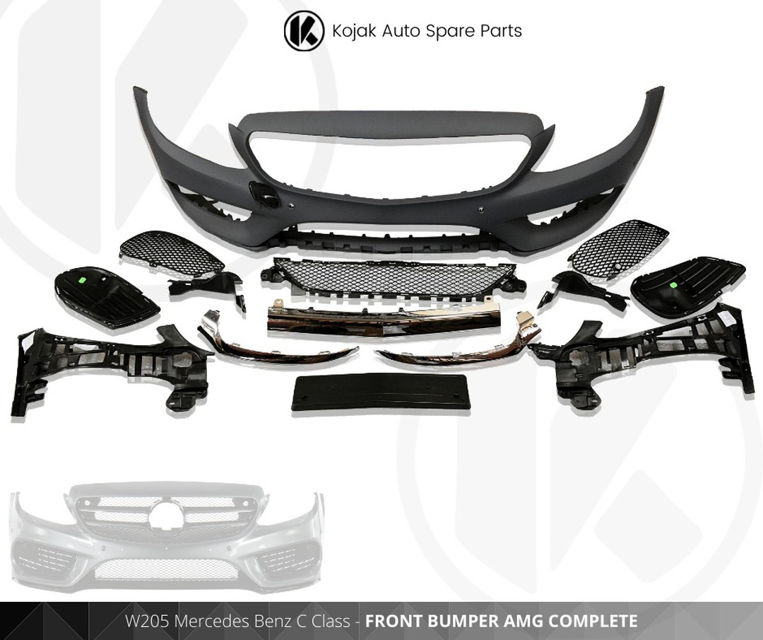 Front Bumper AMG Complete for Mercedes-Benz C-Class W205